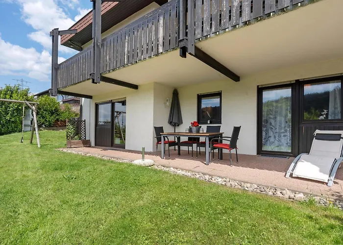 アパート Schlossblickwohnung Schiel ゲルンスバッハ